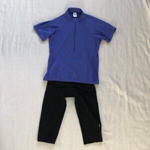 Patagonia Cycling Jersey and Padded Capri Leggings
